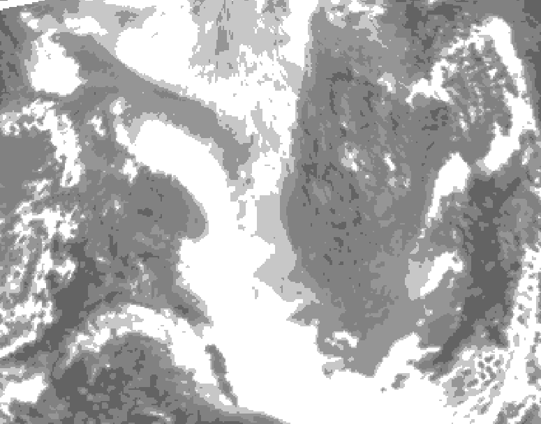 GDPS total cloud 168 hour forecast chart for Canada based on 2025/12/26 0000Z data