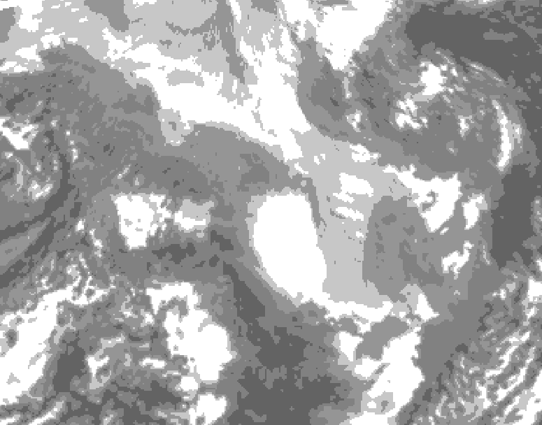 GDPS total cloud 204 hour forecast chart for Canada based on 2025/12/26 0000Z data