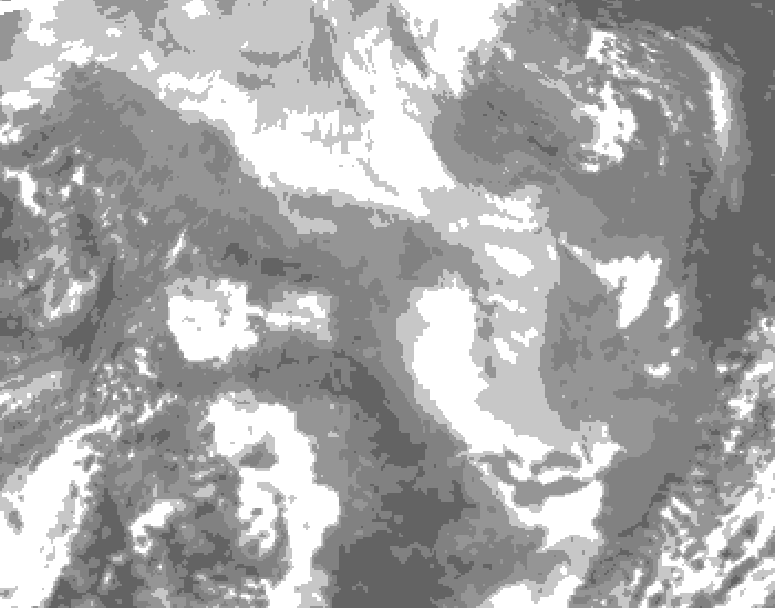 GDPS total cloud 210 hour forecast chart for Canada based on 2025/12/26 0000Z data