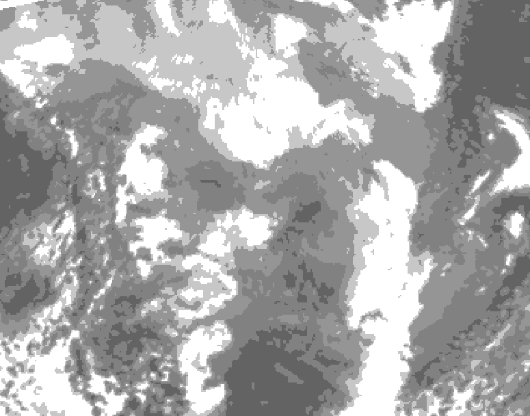 GDPS total cloud 228 hour forecast chart for Canada based on 2025/12/26 0000Z data