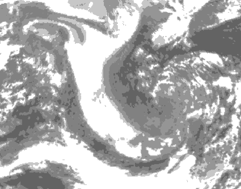 GDPS total cloud 138 hour forecast chart for Canada based on 2025/12/26 1200Z data