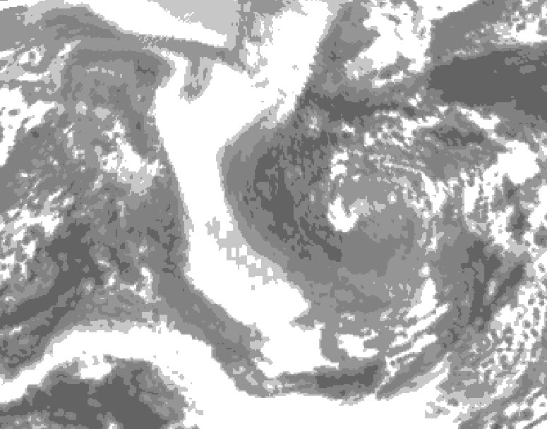 GDPS total cloud 144 hour forecast chart for Canada based on 2025/12/26 1200Z data