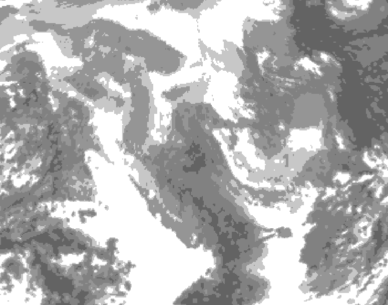 GDPS total cloud 204 hour forecast chart for Canada based on 2025/12/26 1200Z data