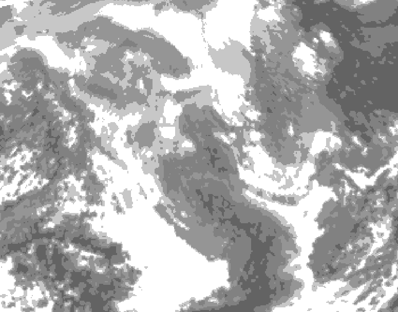 GDPS total cloud 210 hour forecast chart for Canada based on 2025/12/26 1200Z data