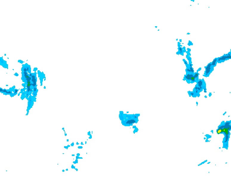 GDPS precipitation 024 hour forecast chart for Canada based on 2025/12/27 0000Z data