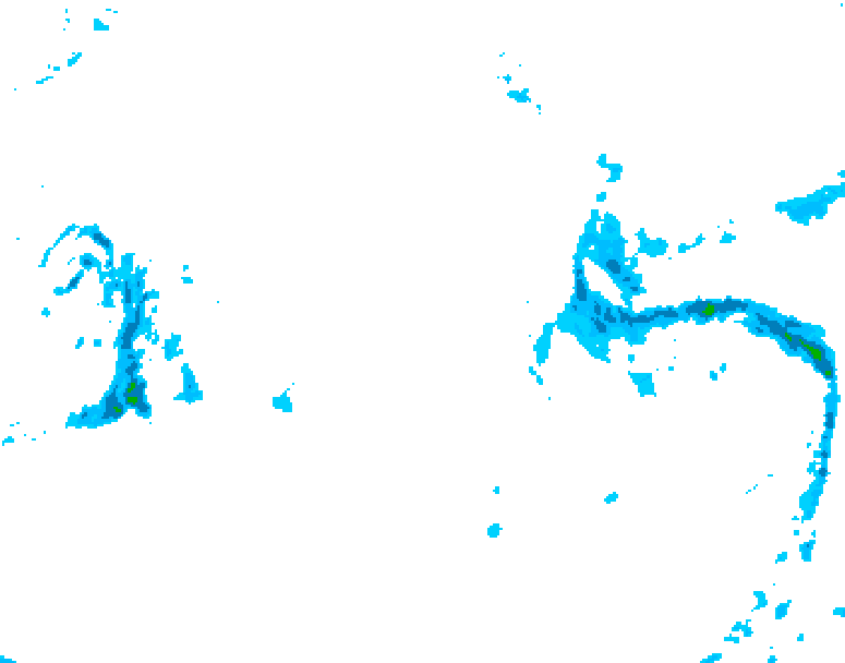 GDPS precipitation 096 hour forecast chart for Canada based on 2025/12/27 0000Z data
