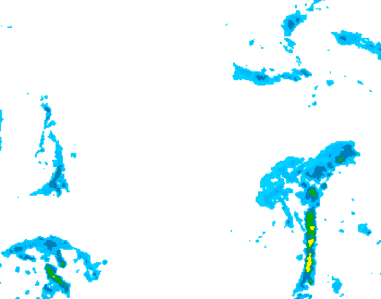 GDPS precipitation 216 hour forecast chart for Canada based on 2025/12/27 0000Z data