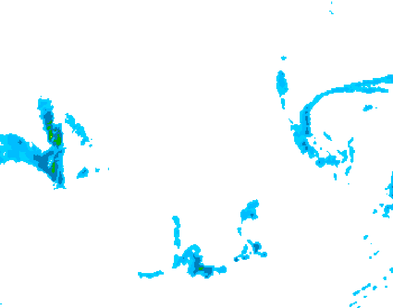 GDPS precipitation 024 hour forecast chart for Canada based on 2025/12/27 1200Z data