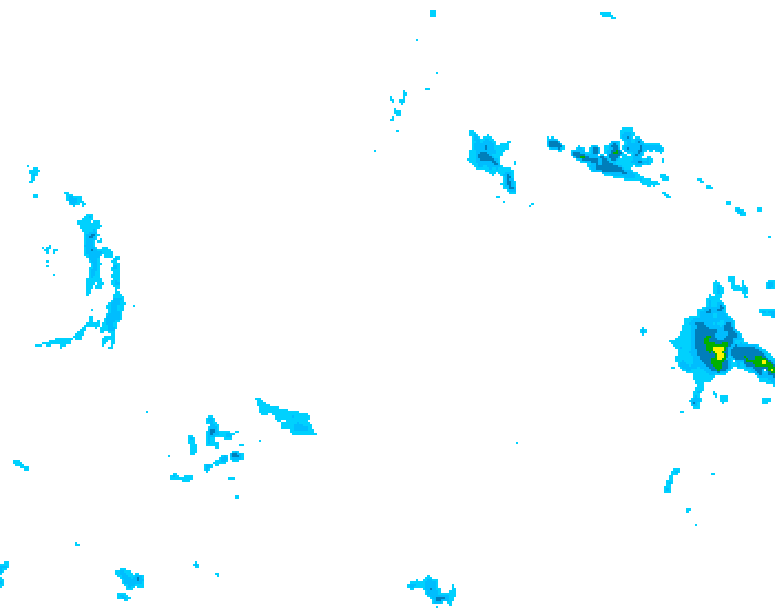 GDPS precipitation 156 hour forecast chart for Canada based on 2025/12/27 1200Z data
