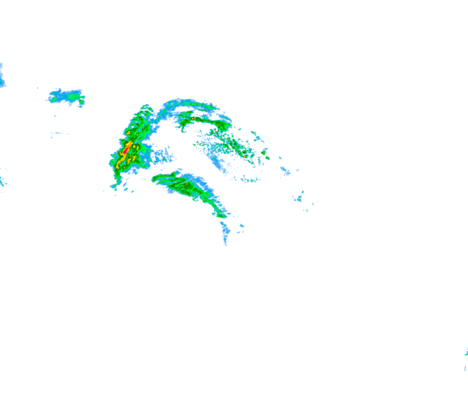 Weather radar data valid at 2025/12/27 14:36 UTC