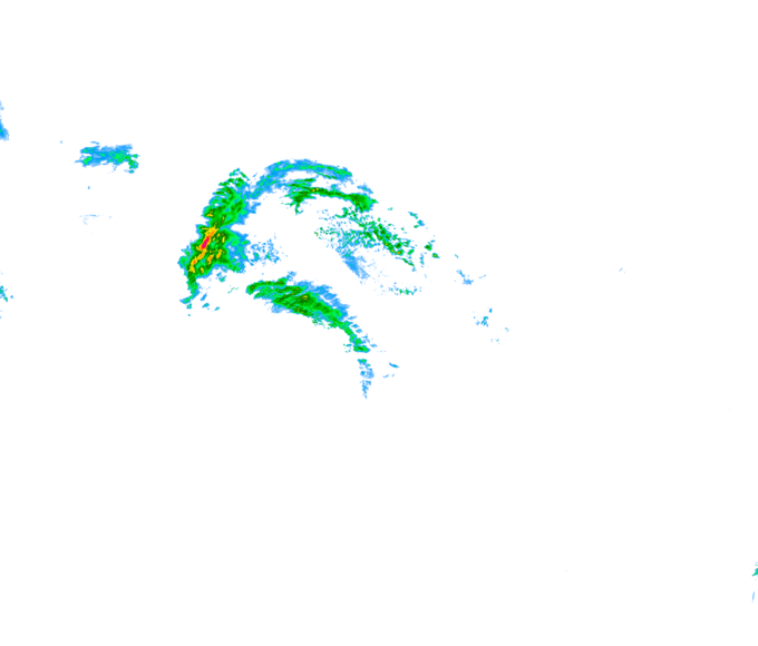 Weather radar data valid at 2025/12/27 14:42 UTC