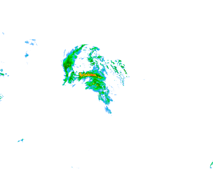 Weather radar data valid at 2025/12/27 16:42 UTC