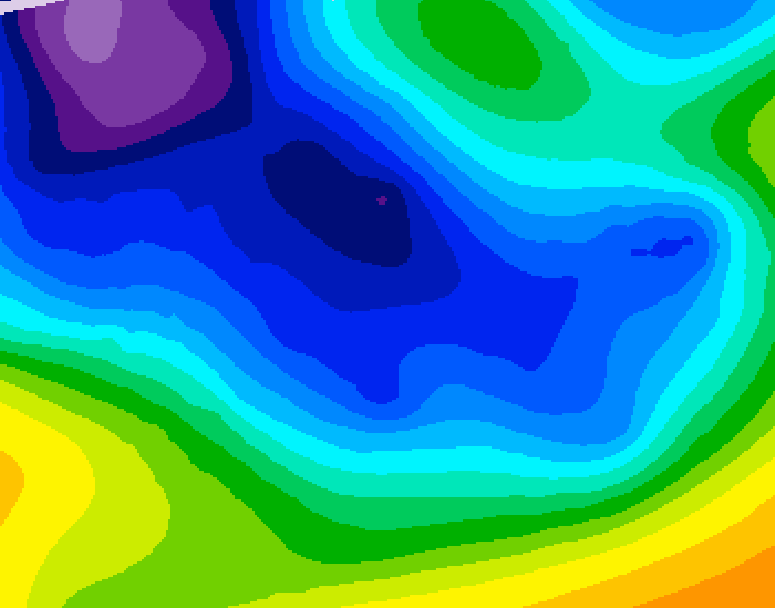GDPS 500 millibar geopotential height 228 hour forecast chart for Canada based on 2025/12/28 1200Z data