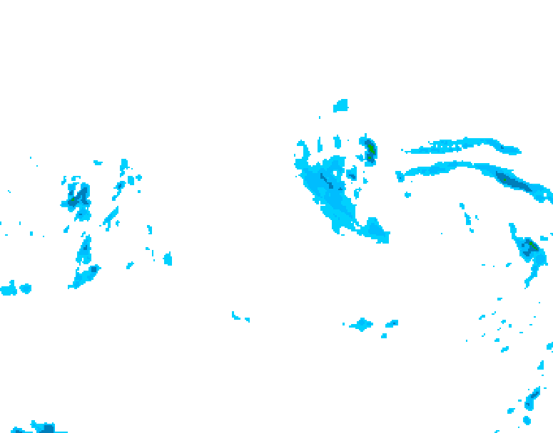 GDPS precipitation 084 hour forecast chart for Canada based on 2025/12/28 0000Z data