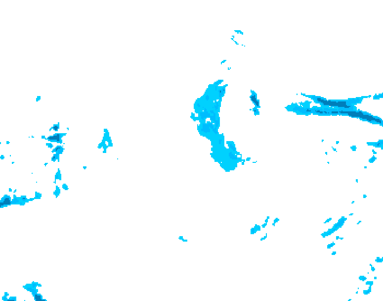 GDPS precipitation 090 hour forecast chart for Canada based on 2025/12/28 0000Z data