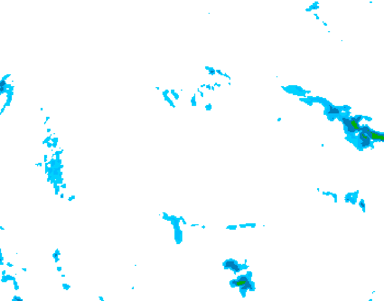 GDPS precipitation 156 hour forecast chart for Canada based on 2025/12/28 0000Z data
