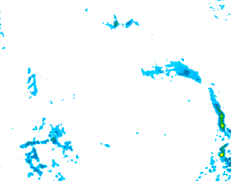 GDPS precipitation 210 hour forecast chart for Canada based on 2025/12/28 0000Z data