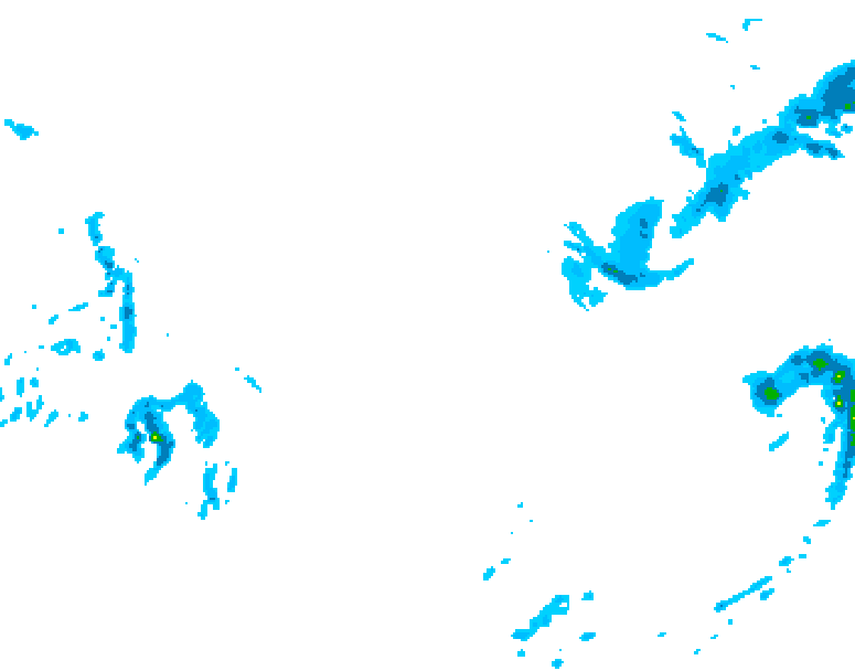 GDPS precipitation 240 hour forecast chart for Canada based on 2025/12/28 1200Z data
