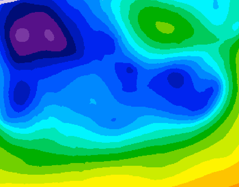 GDPS 500 millibar geopotential height 168 hour forecast chart for Canada based on 2025/12/29 0000Z data