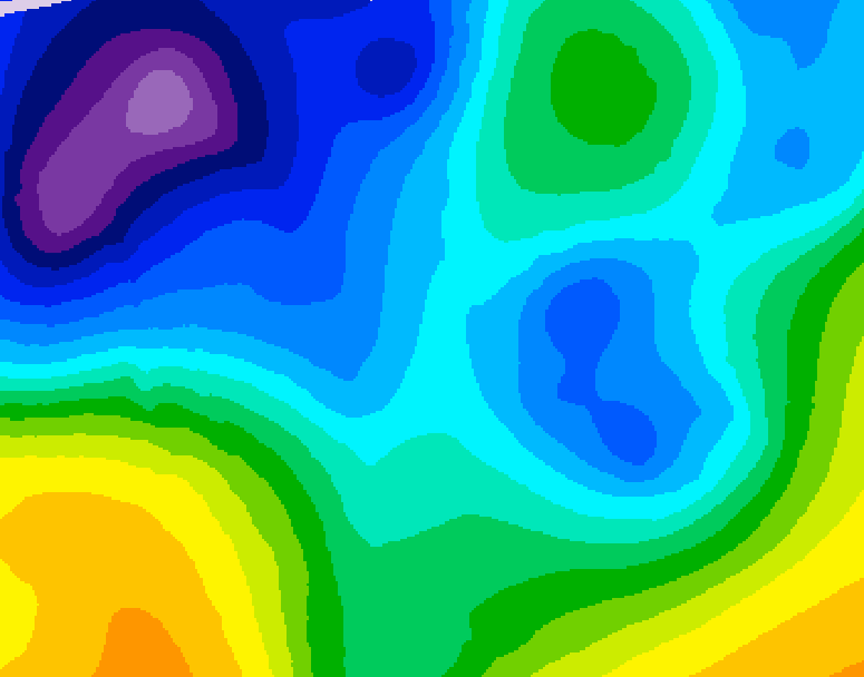 GDPS 500 millibar geopotential height 228 hour forecast chart for Canada based on 2025/12/29 0000Z data