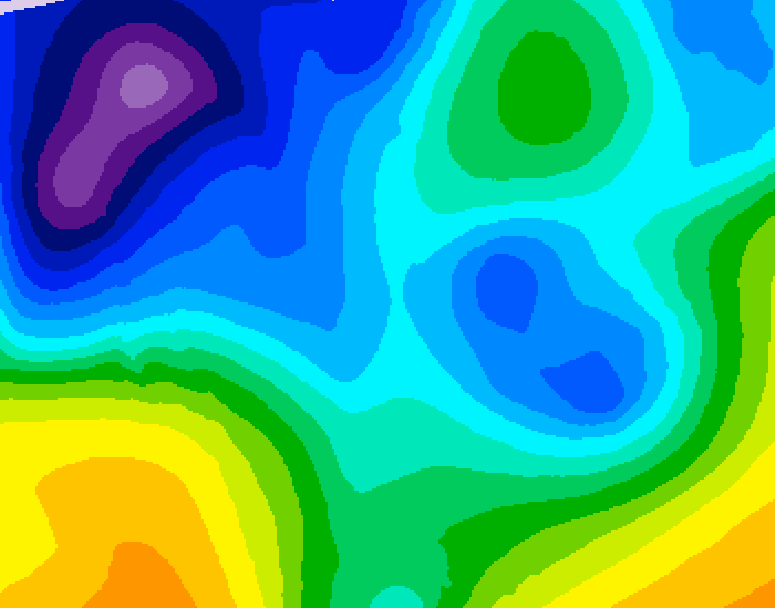 GDPS 500 millibar geopotential height 234 hour forecast chart for Canada based on 2025/12/29 0000Z data