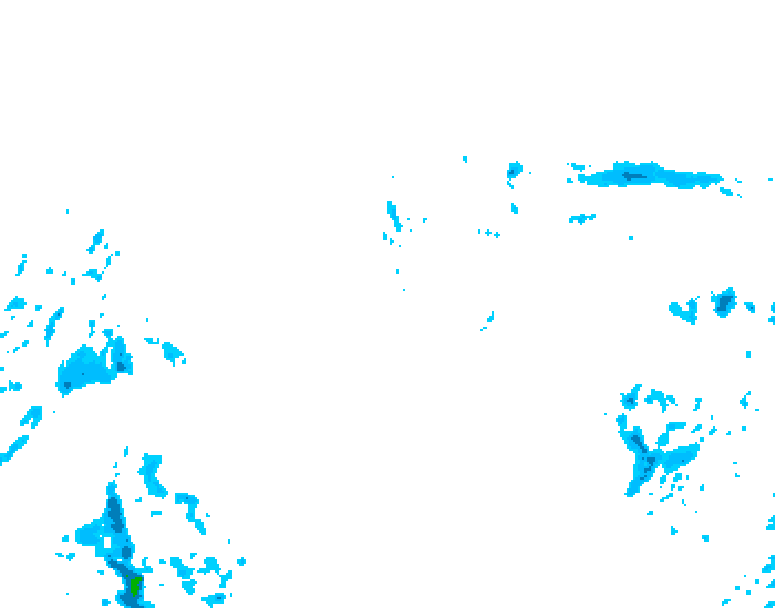 GDPS precipitation 084 hour forecast chart for Canada based on 2025/12/29 0000Z data