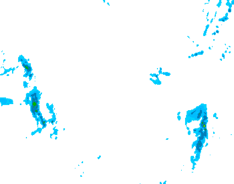 GDPS precipitation 216 hour forecast chart for Canada based on 2025/12/29 0000Z data