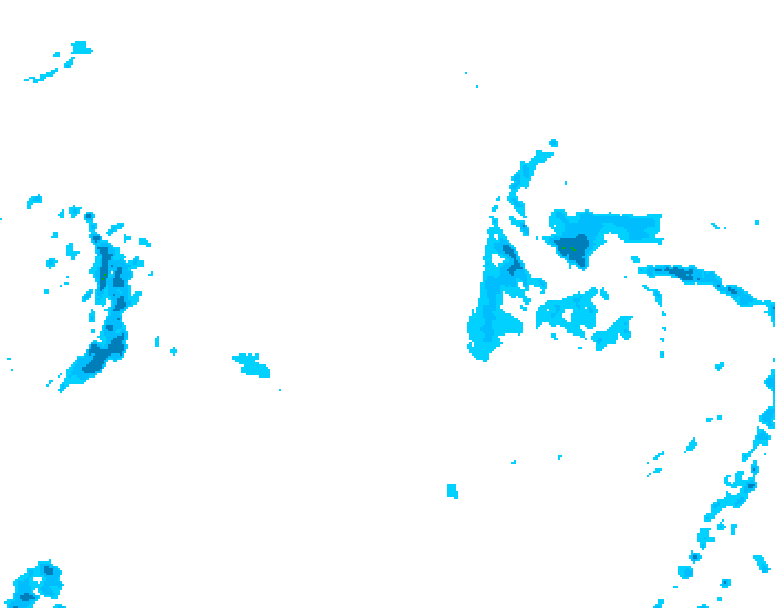 GDPS precipitation 036 hour forecast chart for Canada based on 2025/12/29 1200Z data