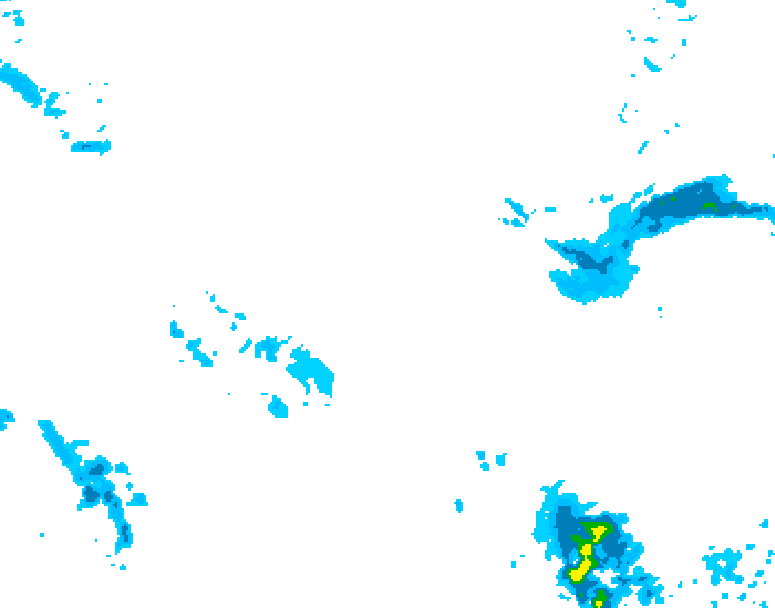 GDPS precipitation 240 hour forecast chart for Canada based on 2025/12/29 1200Z data