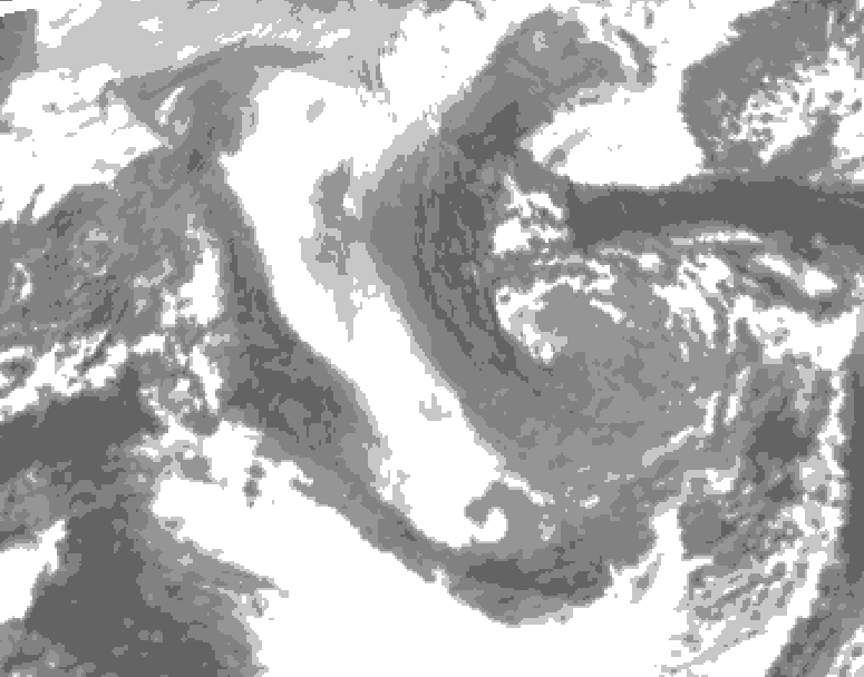 GDPS total cloud 072 hour forecast chart for Canada based on 2025/12/29 0000Z data