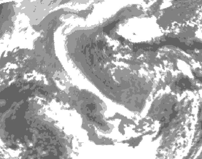 GDPS total cloud 072 hour forecast chart for Canada based on 2025/12/29 1200Z data