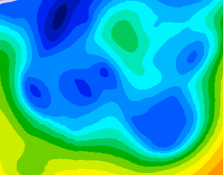 GDPS 500 millibar geopotential height 234 hour forecast chart for Canada based on 2025/12/30 0000Z data
