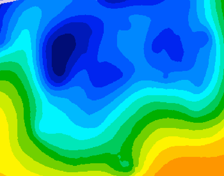 GDPS 500 millibar geopotential height 228 hour forecast chart for Canada based on 2025/12/30 1200Z data