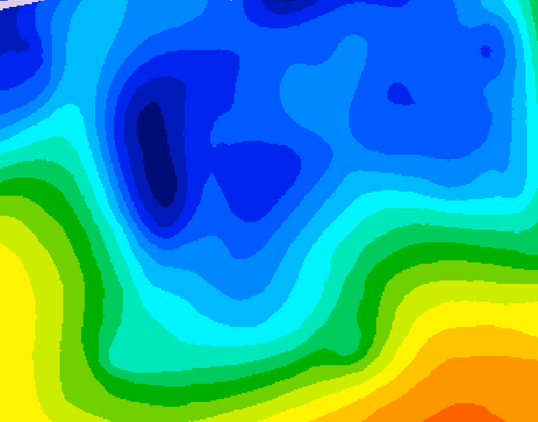 GDPS 500 millibar geopotential height 240 hour forecast chart for Canada based on 2025/12/30 1200Z data