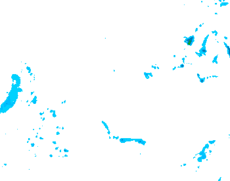 GDPS precipitation 144 hour forecast chart for Canada based on 2025/12/30 0000Z data