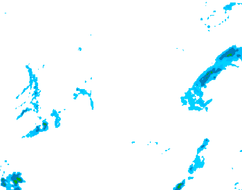 GDPS precipitation 210 hour forecast chart for Canada based on 2025/12/30 0000Z data