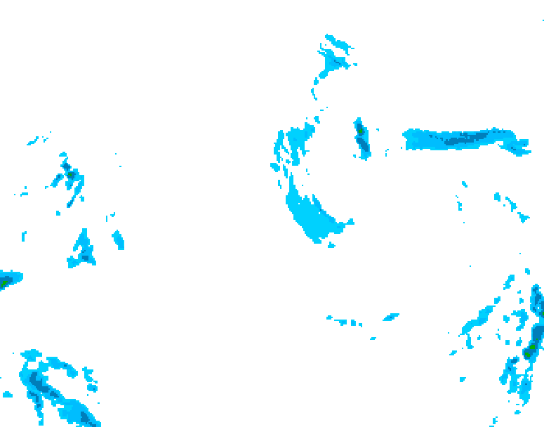 GDPS precipitation 030 hour forecast chart for Canada based on 2025/12/30 1200Z data