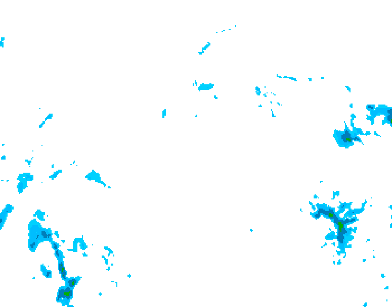GDPS precipitation 054 hour forecast chart for Canada based on 2025/12/30 1200Z data