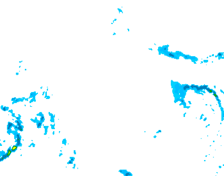 GDPS precipitation 072 hour forecast chart for Canada based on 2025/12/30 1200Z data