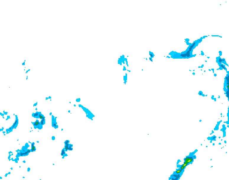 GDPS precipitation 114 hour forecast chart for Canada based on 2025/12/30 1200Z data