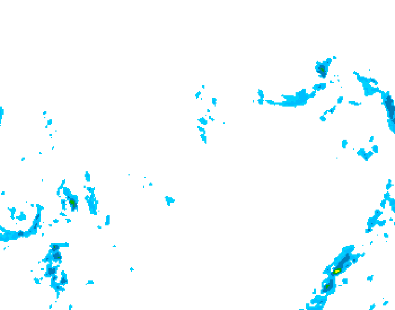GDPS precipitation 120 hour forecast chart for Canada based on 2025/12/30 1200Z data