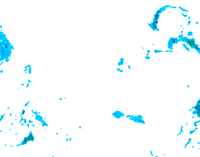 GDPS precipitation 144 hour forecast chart for Canada based on 2025/12/30 1200Z data