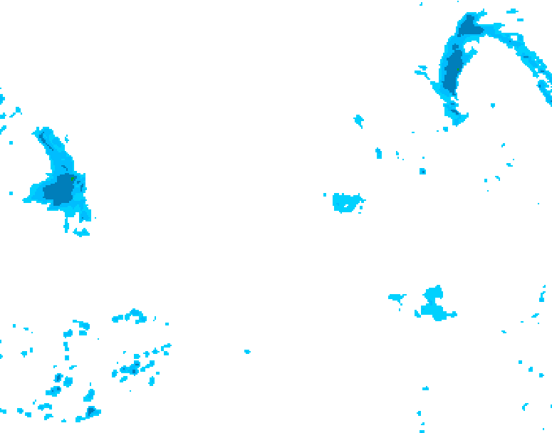 GDPS precipitation 156 hour forecast chart for Canada based on 2025/12/30 1200Z data