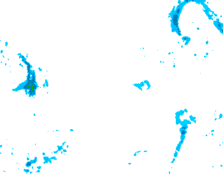 GDPS precipitation 162 hour forecast chart for Canada based on 2025/12/30 1200Z data