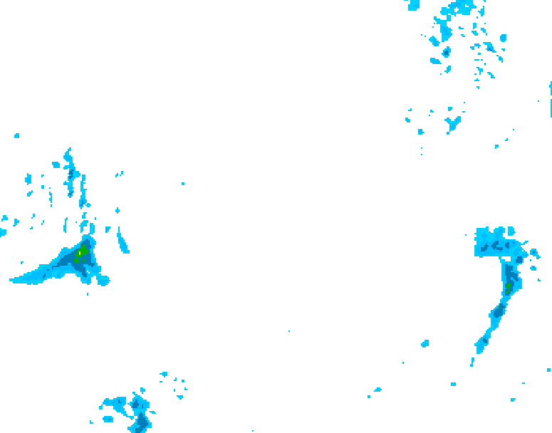 GDPS precipitation 180 hour forecast chart for Canada based on 2025/12/30 1200Z data
