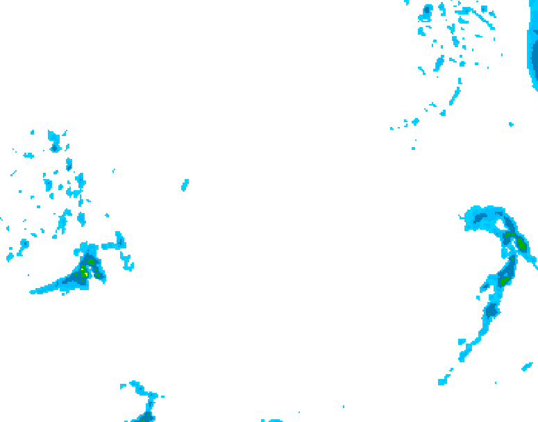 GDPS precipitation 186 hour forecast chart for Canada based on 2025/12/30 1200Z data
