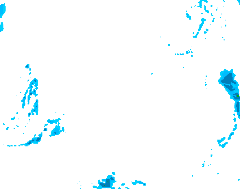 GDPS precipitation 198 hour forecast chart for Canada based on 2025/12/30 1200Z data