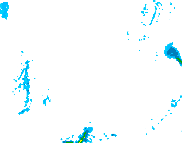 GDPS precipitation 204 hour forecast chart for Canada based on 2025/12/30 1200Z data
