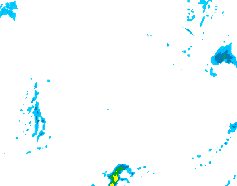GDPS precipitation 210 hour forecast chart for Canada based on 2025/12/30 1200Z data