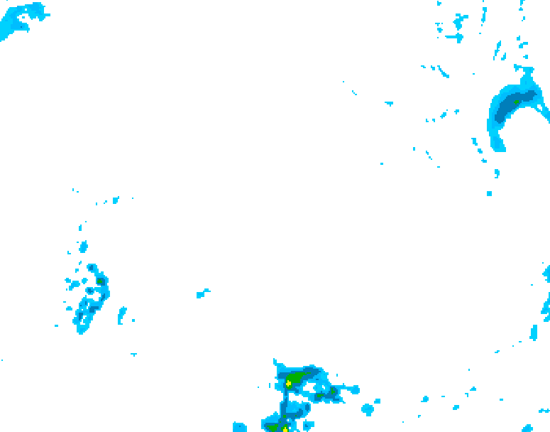 GDPS precipitation 216 hour forecast chart for Canada based on 2025/12/30 1200Z data